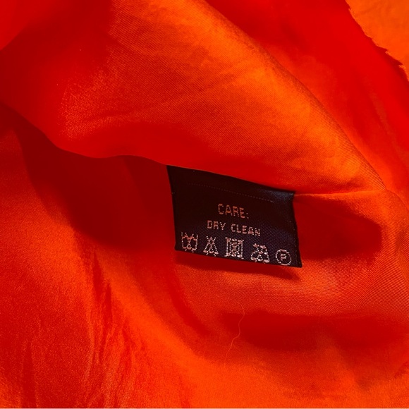 Vintage Ralph Lauren Layered Ruffle 100% Silk Tropical Floral Skirt Size 2 - Picture 9 of 16